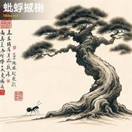 Hám thụ tỉ phù (撼树蚍蜉)