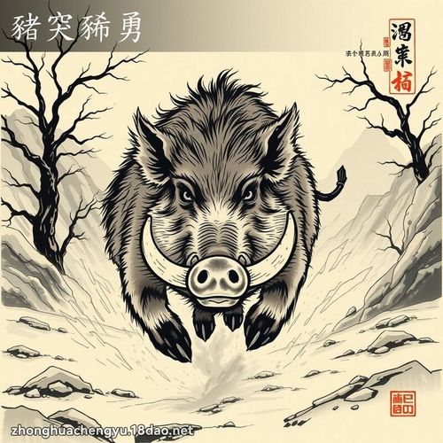 Trư đột hi dũng (猪突豨勇)