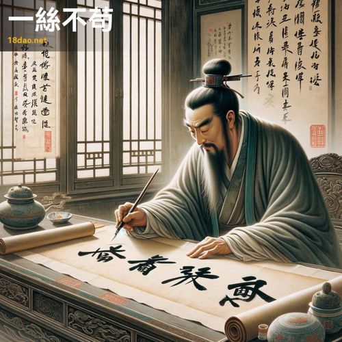 Nhất ti bất cẩu (一丝不苟)