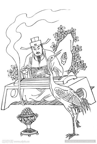 Nhất cầm nhất hạc (一琴一鹤)