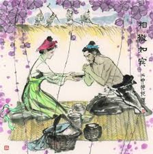 Tương kính như tân (相敬如宾)
