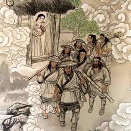 Tam quá kỳ môn nhi bất nhập (三过其门而不入)