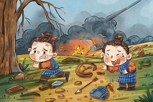 Ngũ thập bộ tiếu bách bộ (五十步笑百步)