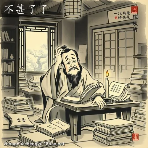 Bất thậm liễu liễu (不甚了了)