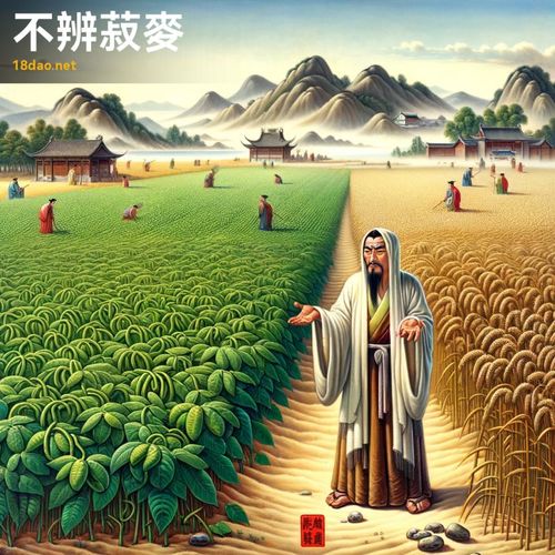 Bất biện thúc mạch (不辨菽麦)