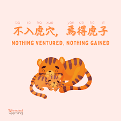 Bất nhập hổ huyệt, yên đắc hổ tử (不入虎穴，焉得虎子)
