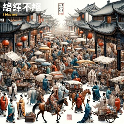 Lạc dịch bất tuyệt (络绎不绝)