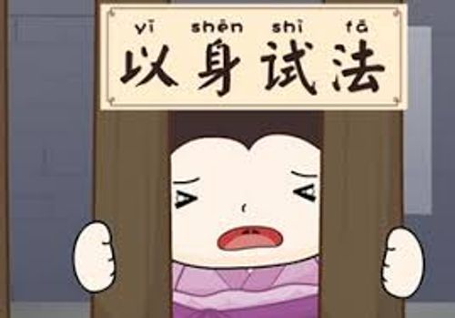 Dĩ thân thí pháp (以身试法)