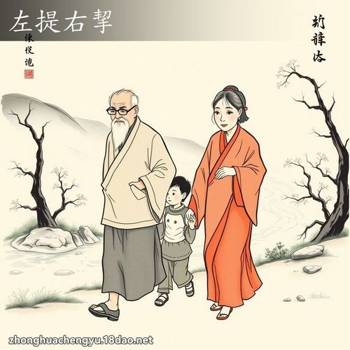 Tả đề hữu khiết (左提右挈)