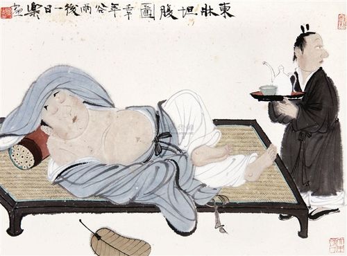 Đông sàng thản phúc (东床坦腹)