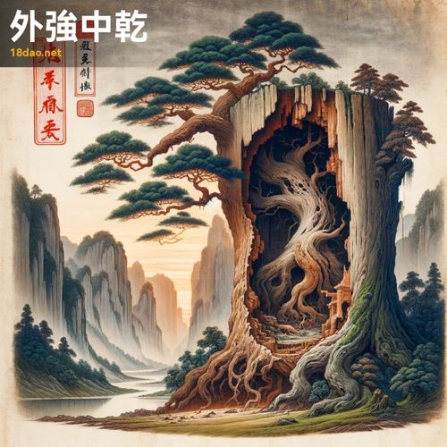 Ngoại cường trung can (外强中干)