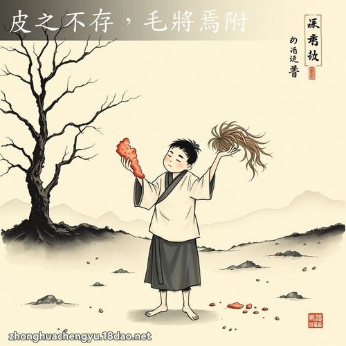 Bì chi bất tồn, mao tương yên phụ (皮之不存，毛将焉附)