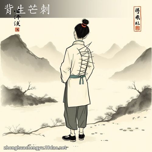 Mang thích tại bối (芒刺在背)