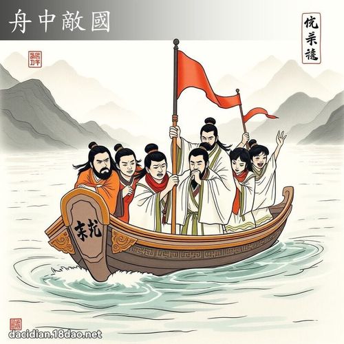 Chu trung địch quốc (舟中敌国)