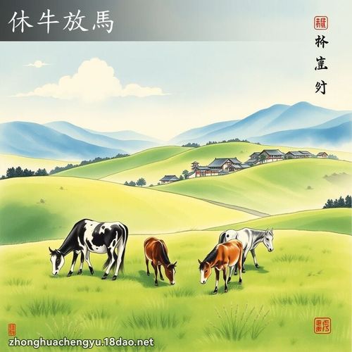 Hưu ngưu phóng mã (休牛放马)
