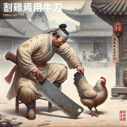 Sát kê yên dụng ngưu đao (杀鸡焉用牛刀)