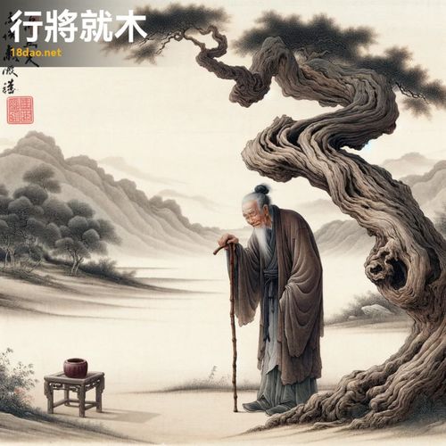 Hành tương tựu mộc (行将就木)