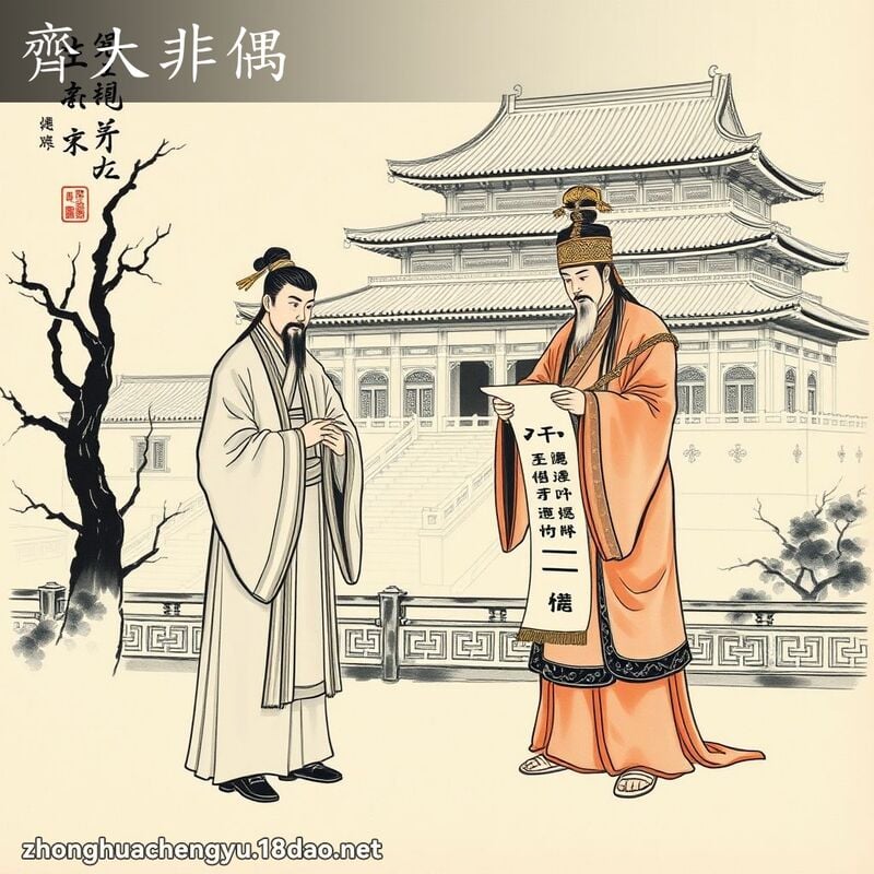 Tề đại phi ngẫu (齐大非偶)