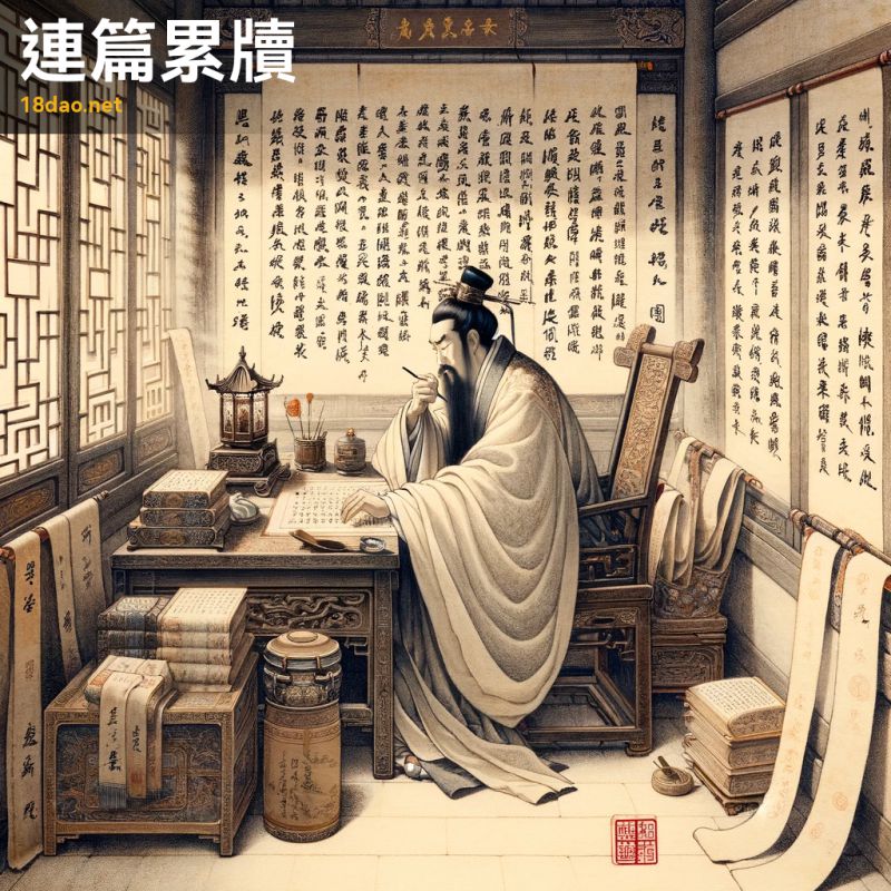 Liên thiên lụy độc (连篇累牍)