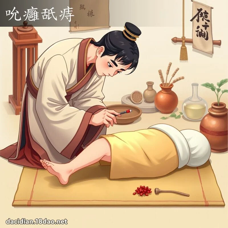 Duyện ung thỉ trĩ (吮痈舐痔)