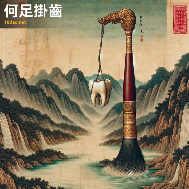 Hà túc quải xỉ (何足挂齿)