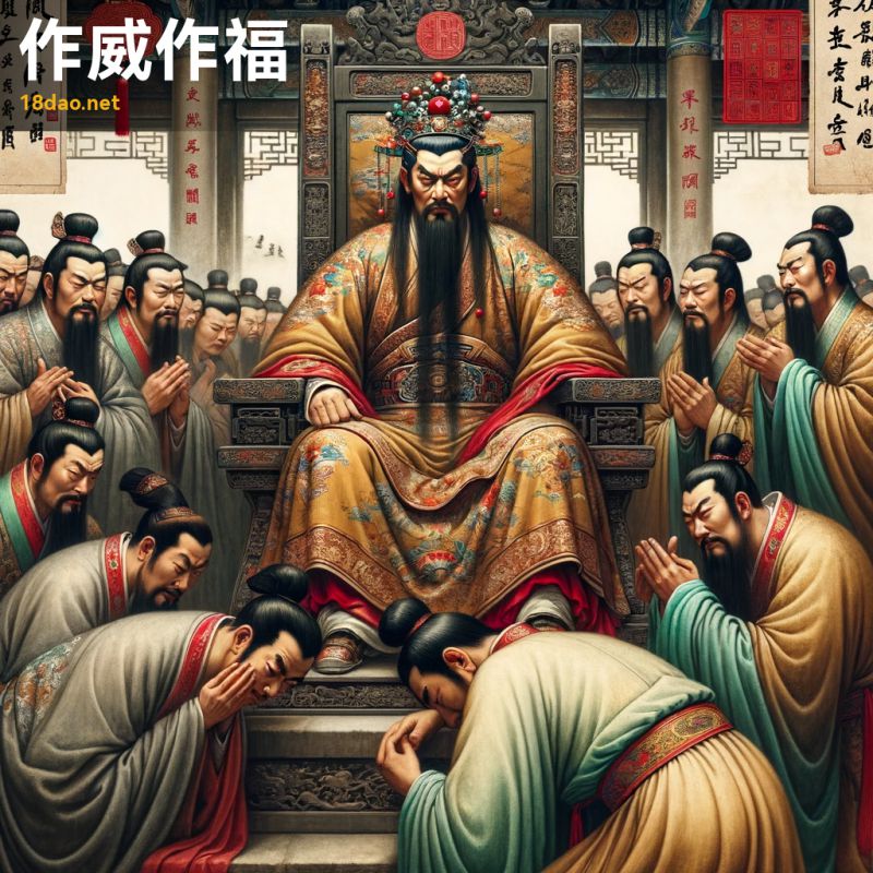 Tác uy tác phúc (作威作福)