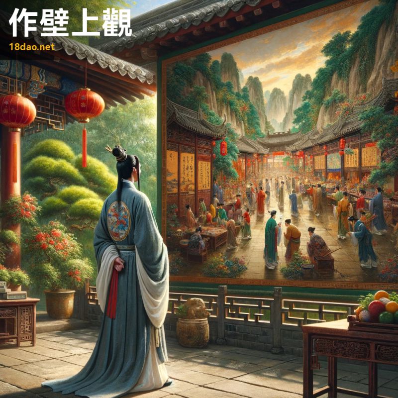 Tác bích thượng quan (作壁上观)