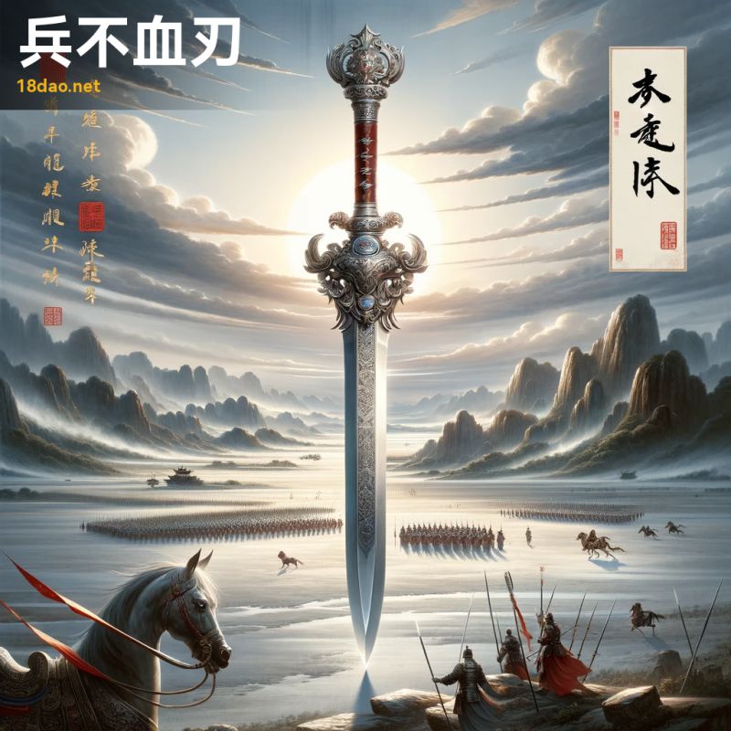 Binh bất huyết nhận (兵不血刃)