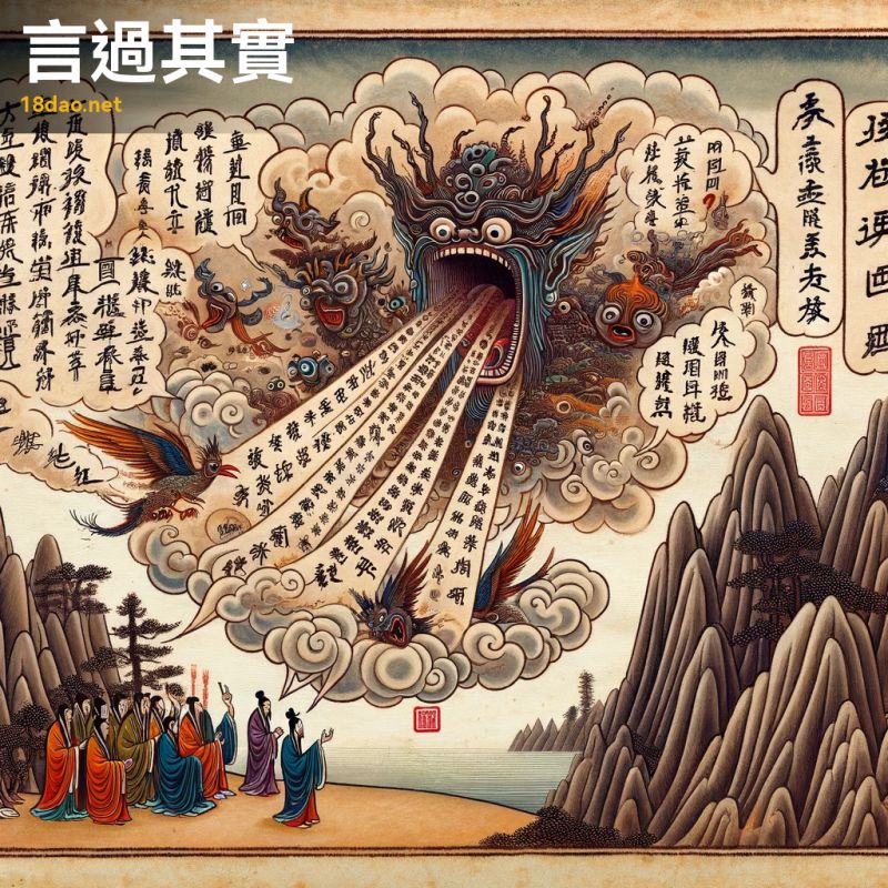 Ngôn quá kỳ thực (言过其实)