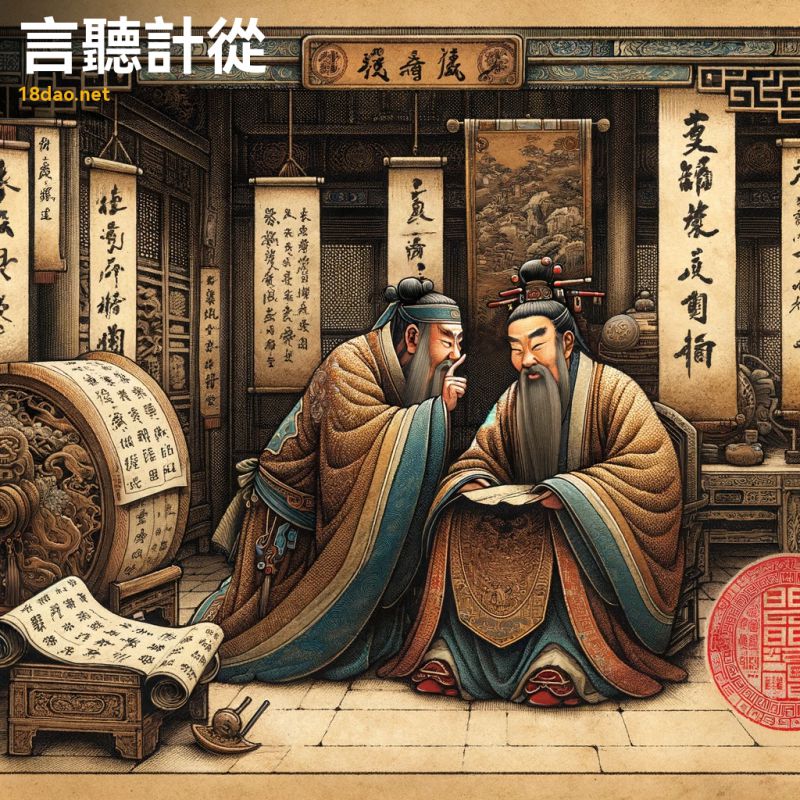 Ngôn thính kế tòng (言听计从)