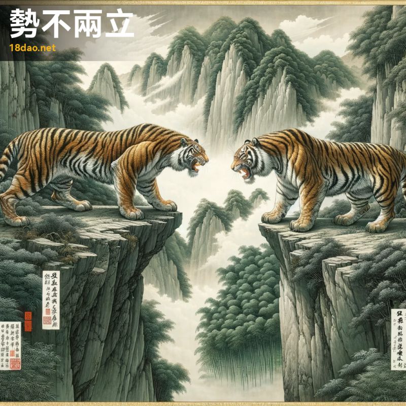 Thế bất lưỡng lập (势不两立)