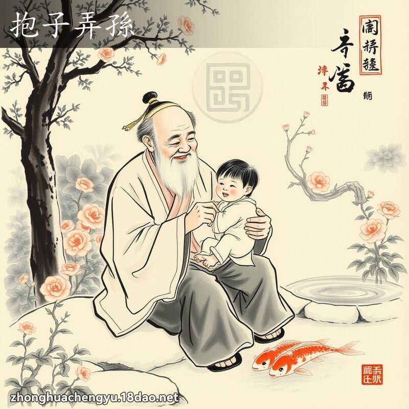 Bão tử lộng tôn (抱子弄孙)