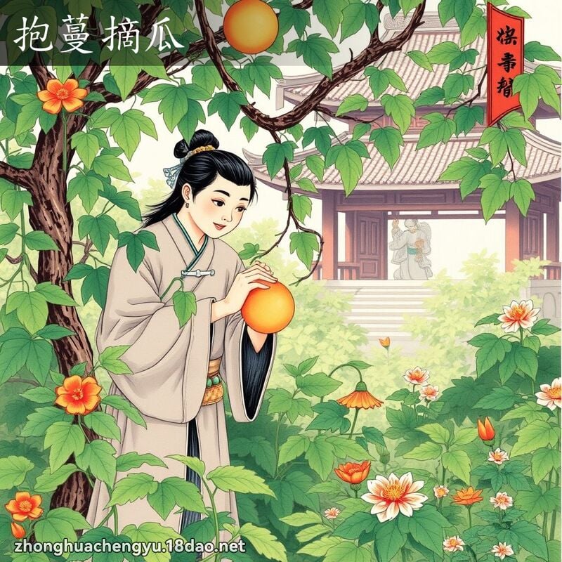 Bão man trích qua (抱蔓摘瓜)