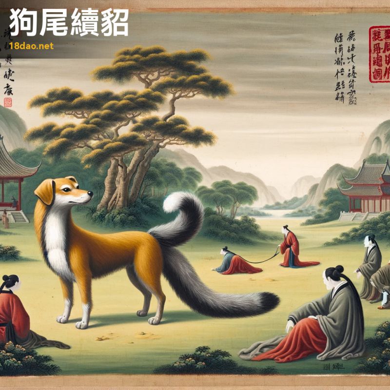 Cẩu vĩ tục điêu (狗尾续貂)