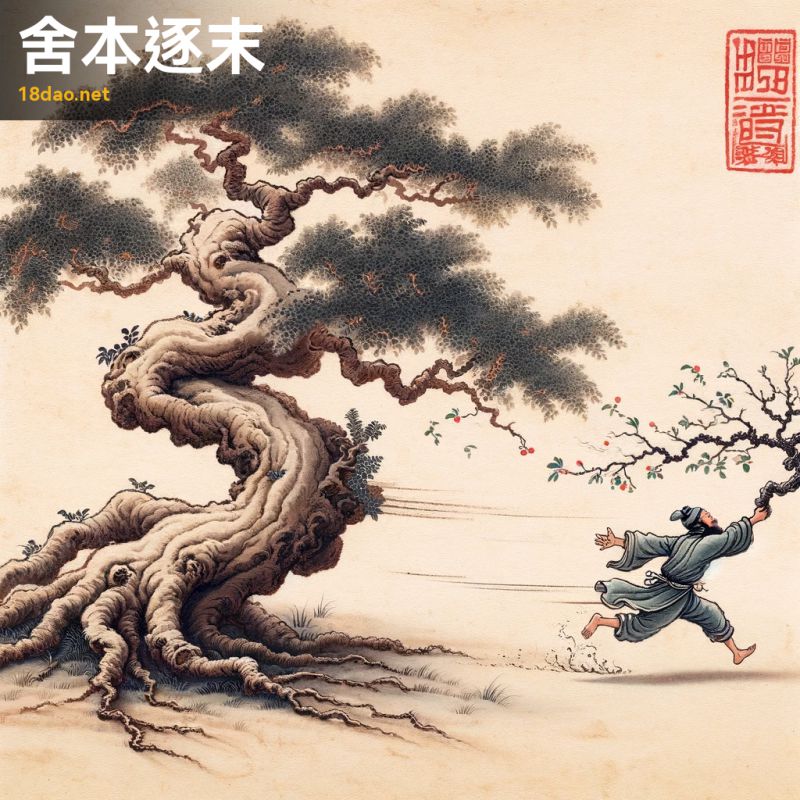 Xá bản trục mạt (舍本逐末)