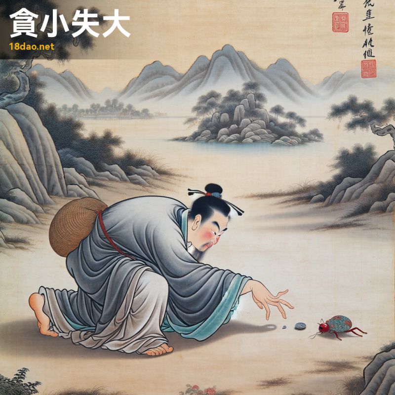 Tham tiểu thất đại (贪小失大)