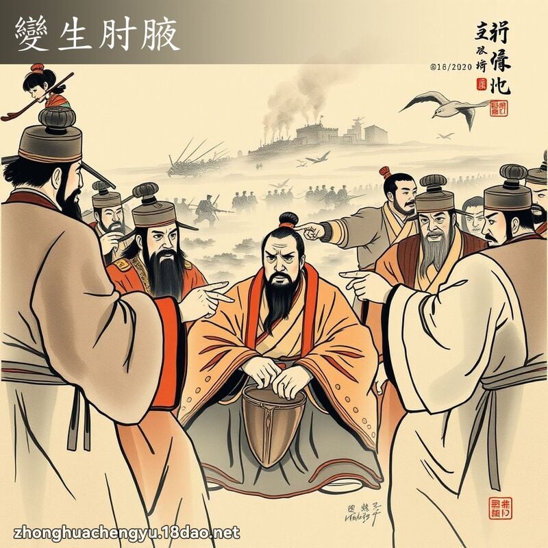 Biến sinh trửu dịch (变生肘腋)