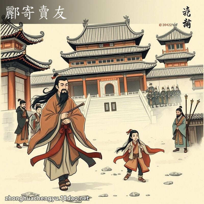 Lịch Ký mại hữu (郦寄卖友)