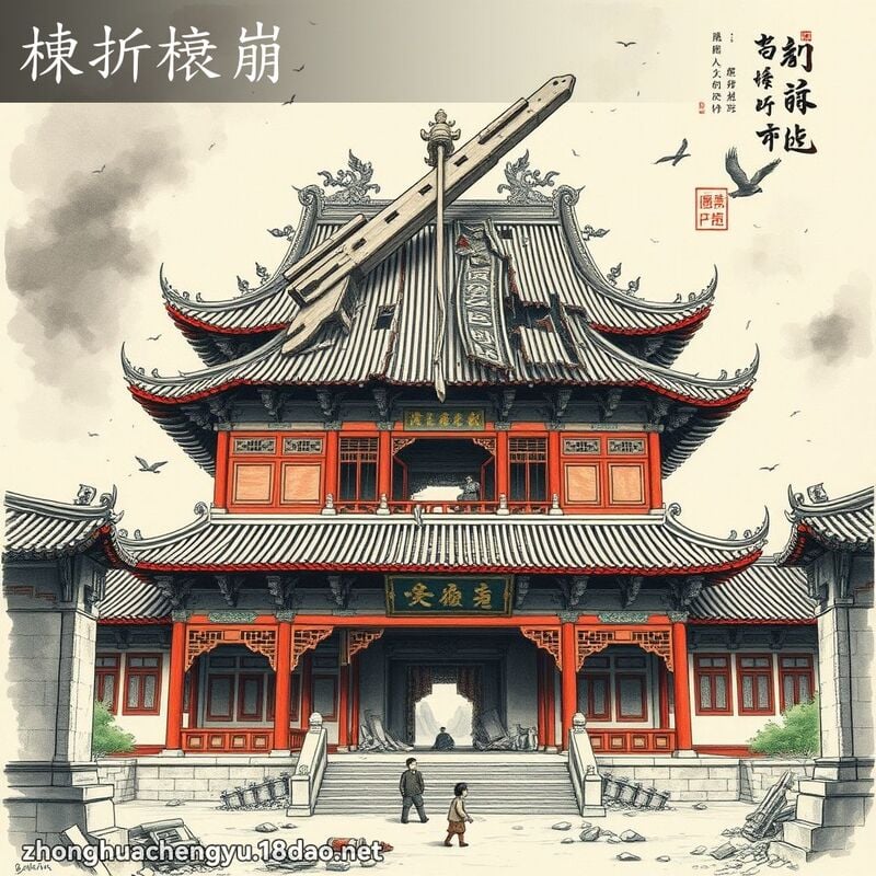 Đống chiết suy băng (栋折榱崩)