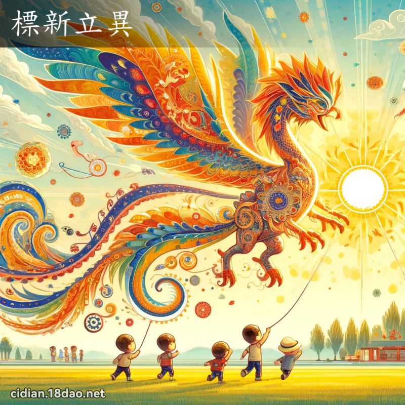 Tiêu tân lập dị (标新立异)