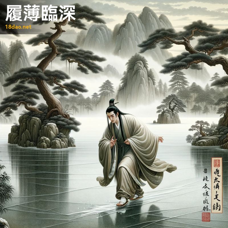 Lâm thâm lí bạc (临深履薄)