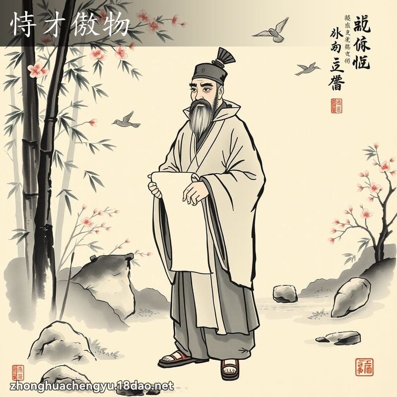 Thị tài ngạo vật (恃才傲物)