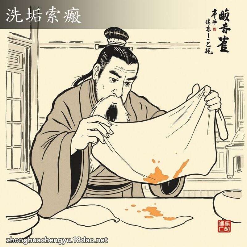 Tẩy cấu cầu ban (洗垢求瘢)