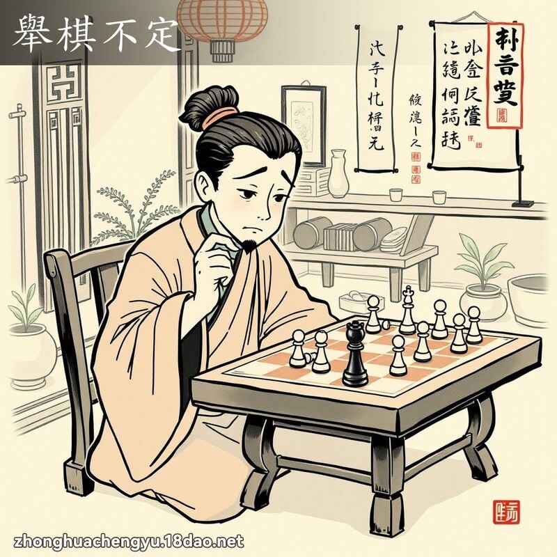 Cử kì bất định (举棋不定)