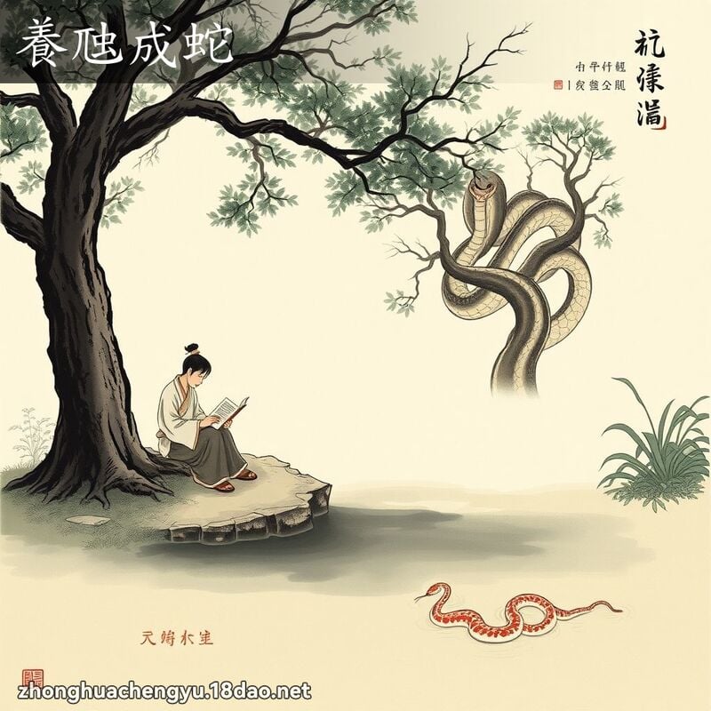 Dưỡng hủy thành xà (养虺成蛇)