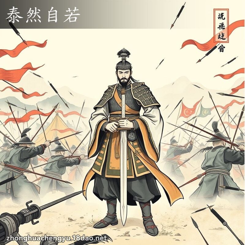 Thái nhiên tự nhược (泰然自若)