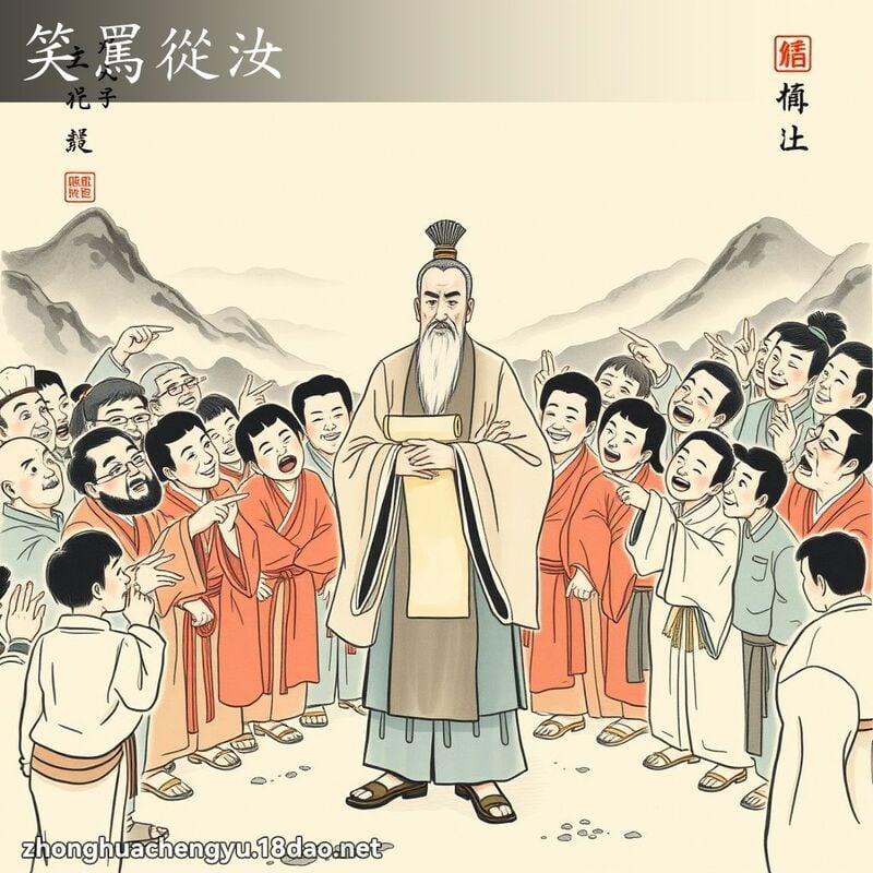Tiếu mạ tòng nhữ (笑骂从汝)