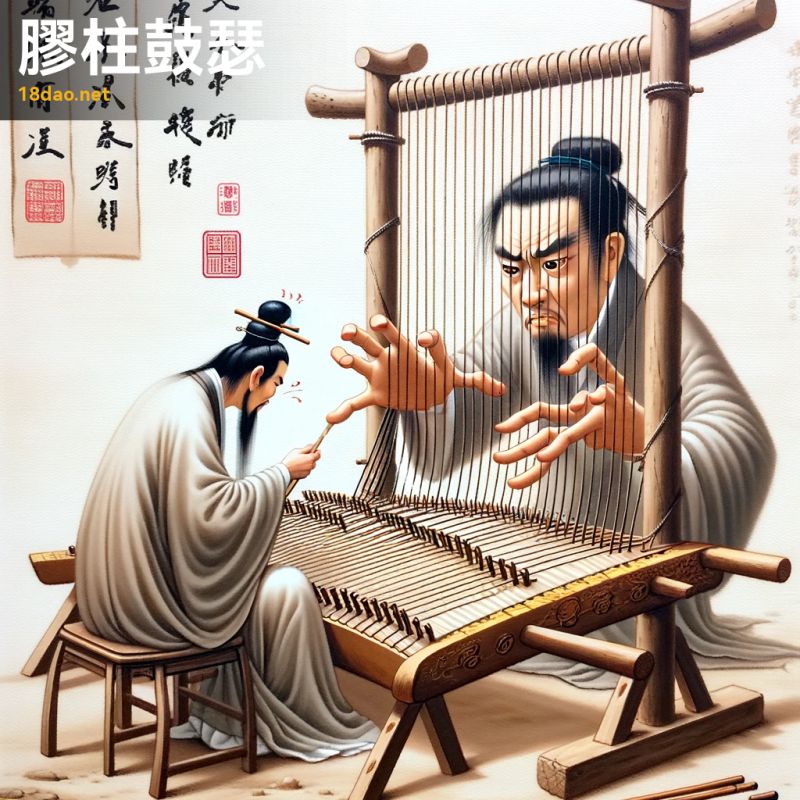 Giao trụ cổ sắt (胶柱鼓瑟)