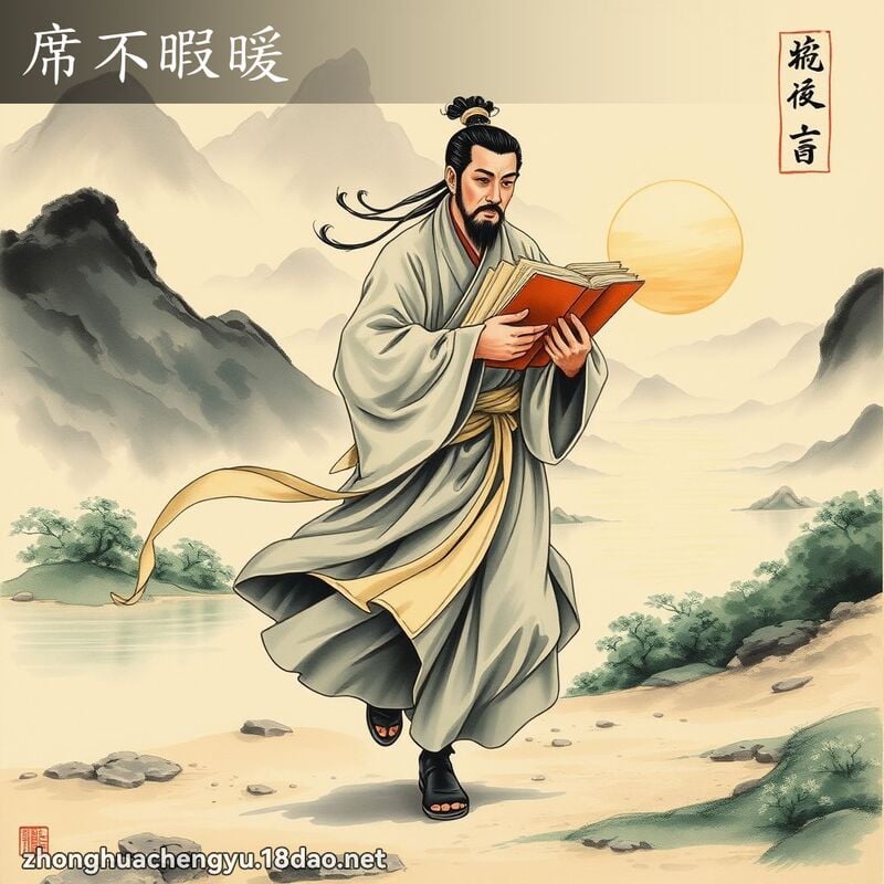 Tịch bất hạ noãn (席不暇暖)