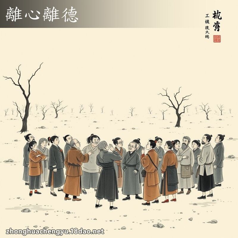 Li tâm li đức (离心离德)